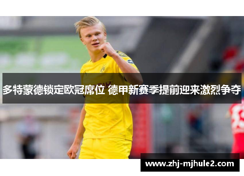 多特蒙德锁定欧冠席位 德甲新赛季提前迎来激烈争夺